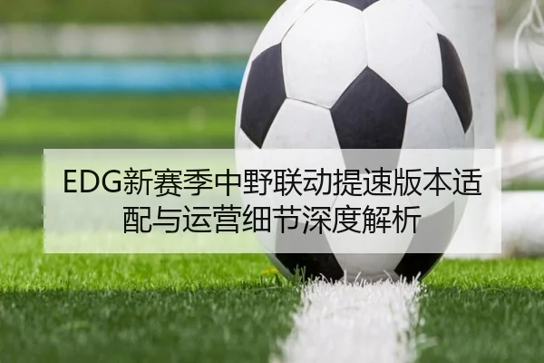 EDG新赛季中野联动提速版本适配与运营细节深度解析（BoyuSports）